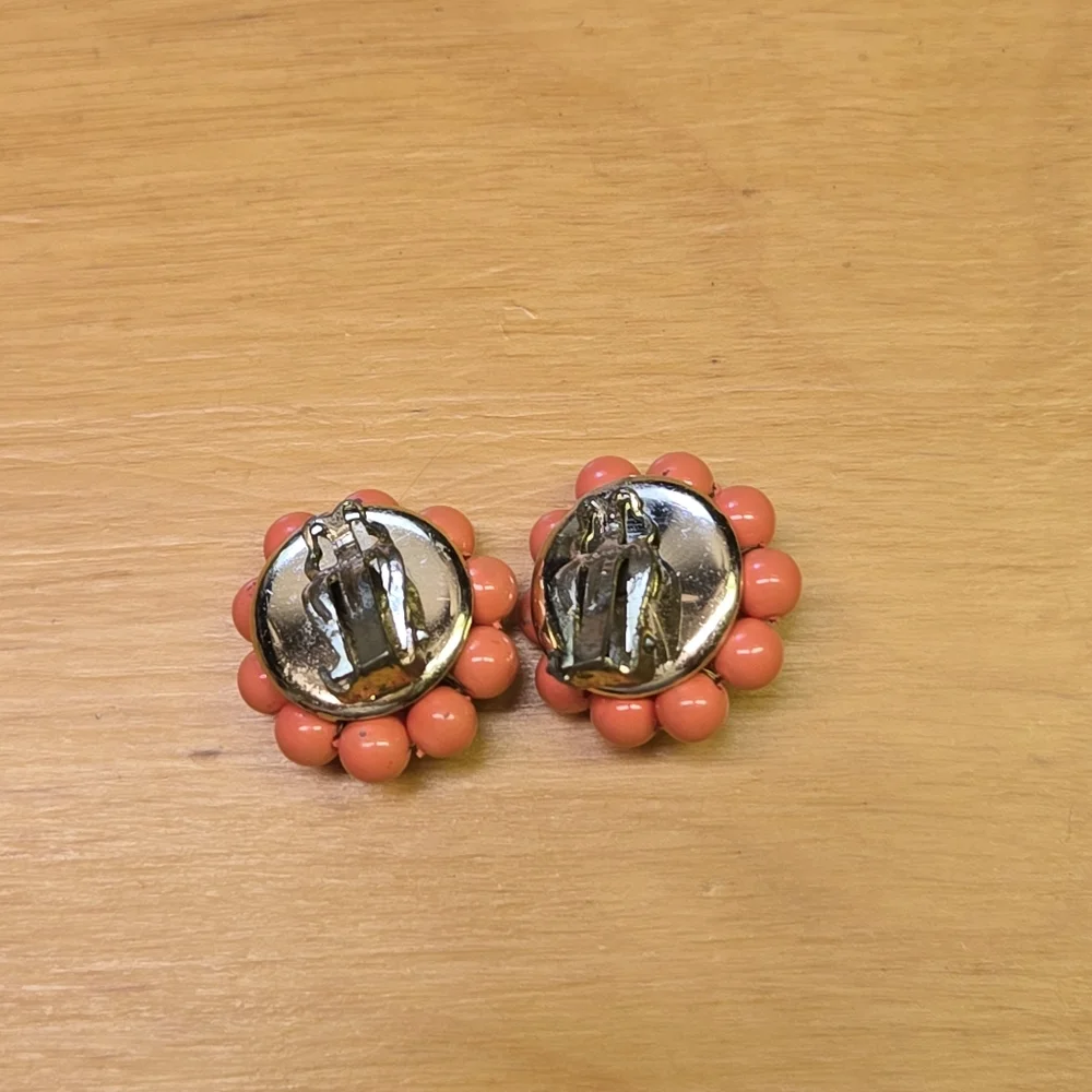 Vintage clip on earrings